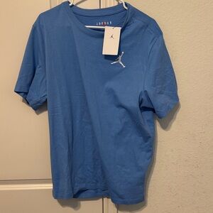 New Jordan UNC Blue Short Sleeve Tee mens